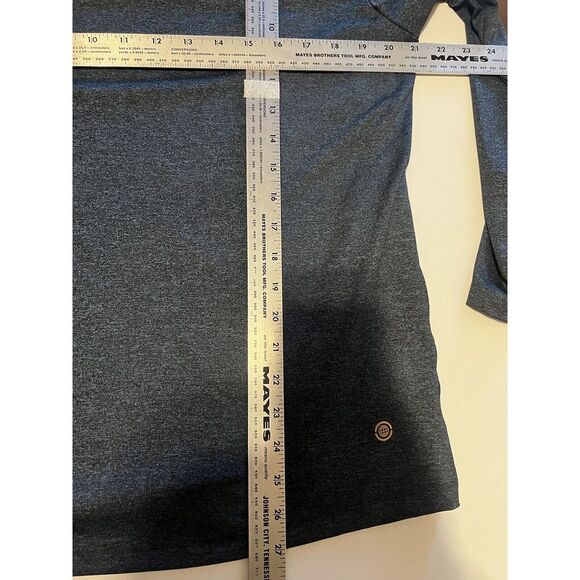 MAX STUDIO Women's Size XL Xlarge Top‎ Shirt Performance Long Sleeve Blue - Picture 9 of 9